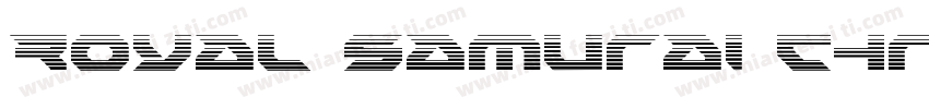 Royal Samurai Chrome字体转换